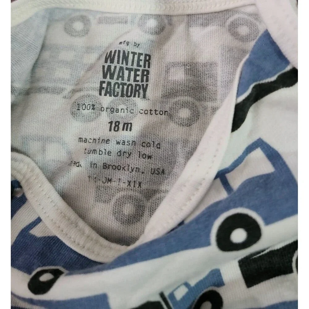 Winter water factory organic cotton romper size 18m